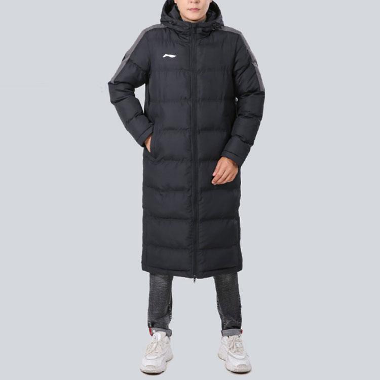 Li Ning Мужская пуховая куртка черная AFMR463-1