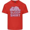 A Hippo Sleeping Shirt Hippomotamus Unisexs Light Cotton TShirt