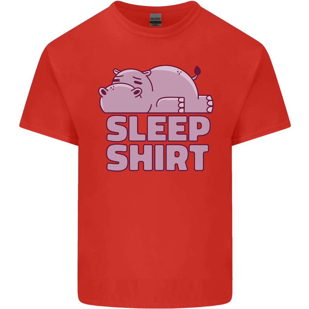 A Hippo Sleeping Shirt Hippomotamus Unisexs Light Cotton TShirt