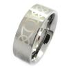 Металлическое серое кольцо из вольфрама 'High Tech'