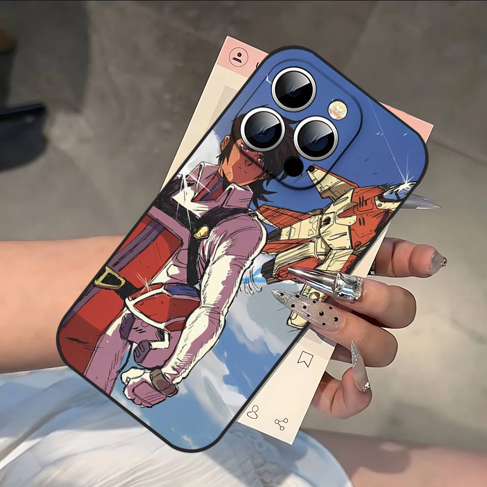 Чехол для телефона Anime-Y-RobotechS-W для IPhone 17 16 15 14 13 12 11 PRO MAX PLUS Mini из мягкого ТПУ, приятный для кожи