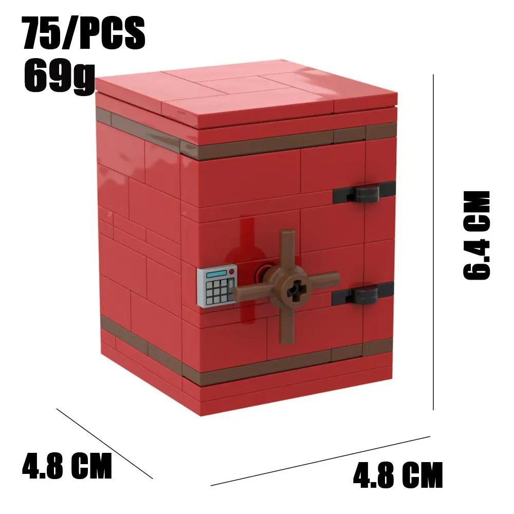 MOC Building Blocks Accessories Precious Gold Ore Silver Diamond Stash Pirate Map Coins Toy Model Mini Bricks ATM Gifts Toy K046