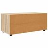 TV Stand in Sonoma Oak Finish 100 x 48 x 43 cm Engineered Wood