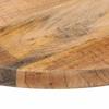 Table Top Ø 40x2.5 cm Round Rough Solid Mango Wood