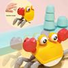 Flat Ground Escape Dancing Crab Toy Light&Music Crab Interactive Toy  Children's Toy