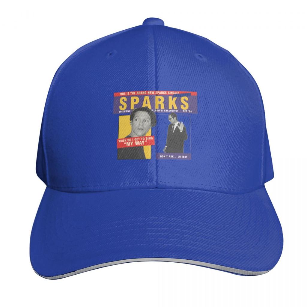 SPARKS WHEN DO I GET TO SING MY WAY Baseball Cap Luxury Brand fishing hat Ball Cap hiking hat Unisexs Hats Womens