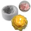 Home Ornament Scented Candle Making Peony Flower Silicone Molds DIY Aromath Soaps Birthday Holiday Gift Wedding Souvenirs Decor