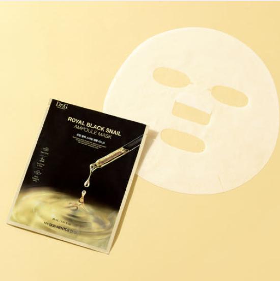 Dr.G МАСКА-АМПУЛА С КОРОЛЕВСКОЙ ЧЕРНОЙ УЛИТКОЙ 10 ШТ. (5+5)