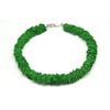 Ethnic Necklace Small Model Green Fabric