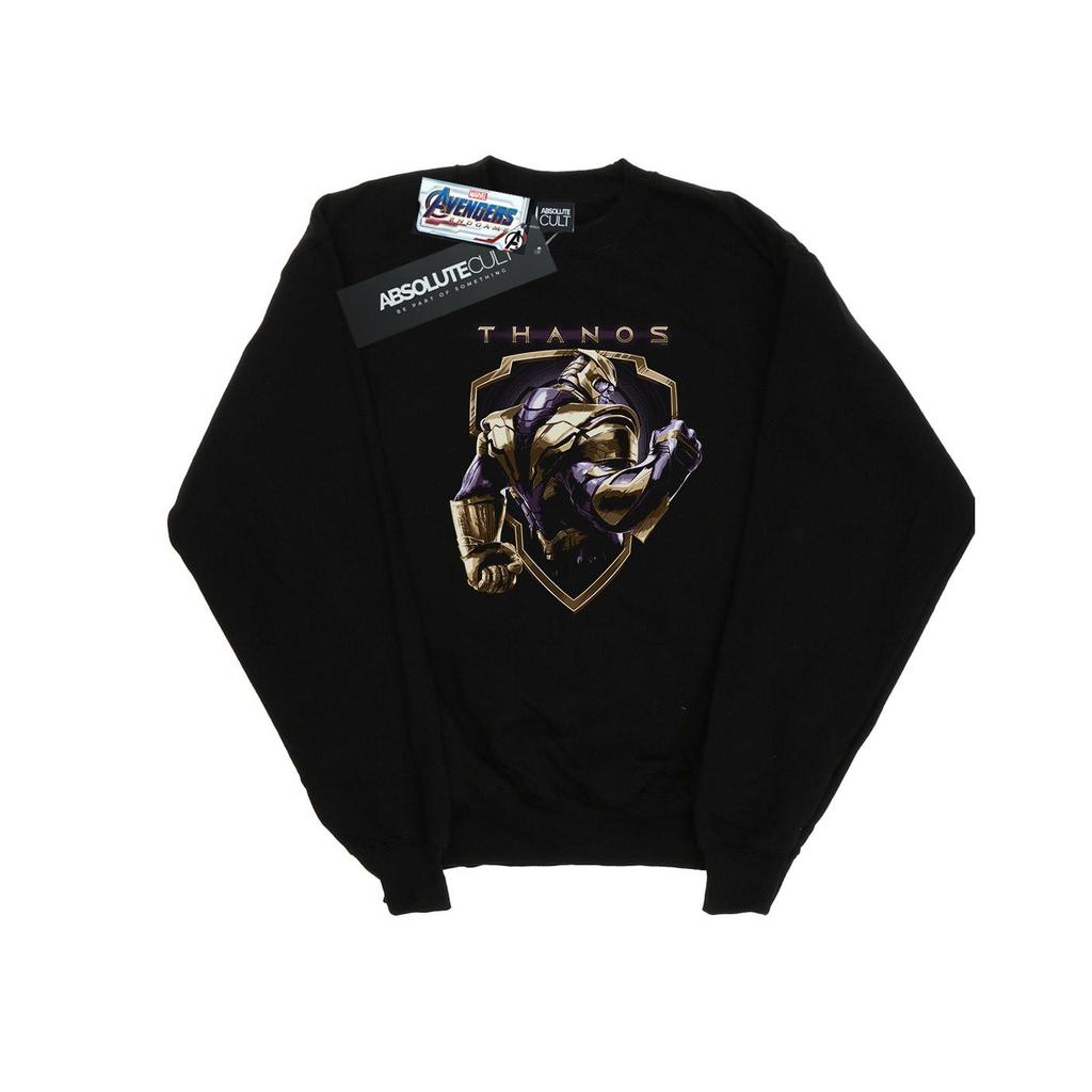Marvel Mens Avengers Endgame Thanos Shield Sweatshirt