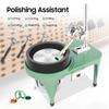 Gem Faceting Machine 180W Jade Grinding Polishing Machine Rock Polisher with Faceted Manipulator with 6 Inch Polishing Disc