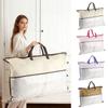 with Zipper Pillow Storage Bag Non-woven Tote Bag  for Storing Pillows and Blankets