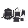 Students Canvas Backpack Set Canvas Multifunctional Storage Casual Zipper Pocket Backpacks Set