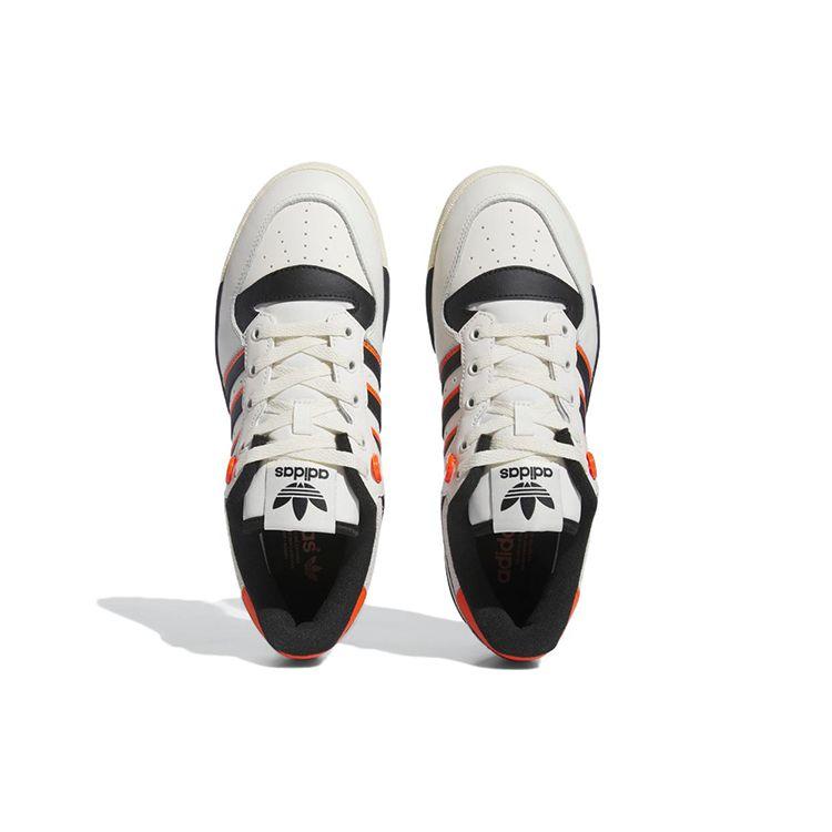 adidas Кроссовки унисекс Rivalry 86 Low White Black Impact Orange Orange IE7140