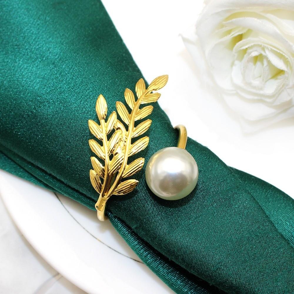 6Pcs Christmas Thanksgiving Napkin Rings Metal Napkin Holder for Wedding Birthday Party