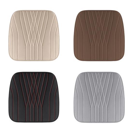 12/24 В Автомобильная подушка с подогревом 17,72"x17,72" Подушка-протектор сиденья из пены с памятью с противоскользящим дном