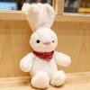 Cute Bunny Plush Toy Soft Stuffed Rabbit Doll Soothing Companion Birthday Gift for Girlfriend