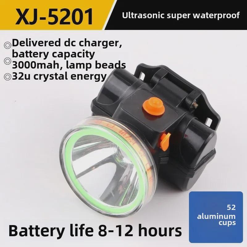 Перезаряжаемый водонепроницаемый светодиодный налобный фонарь для ночной рыбалки — супер яркий, долговечный и с большим радиусом действия