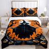 3pcs bedding set Halloween Spooky Includes 1 Comforter + 2 Pillowcases, Without Pillow Inserts, Soft Comfortable, Lightweight Breathable, Pr