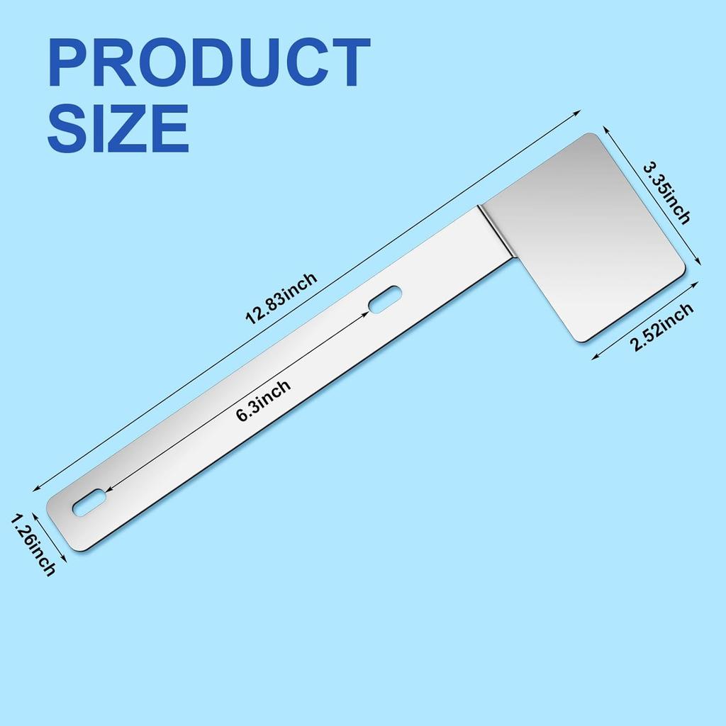 Blulu 2 Pcs Hawaii State Safety Check Sticker Plate Stainless Steel License Plate Bracket With 15 Degree Angled Long 2 Holes Vertical License Sticker