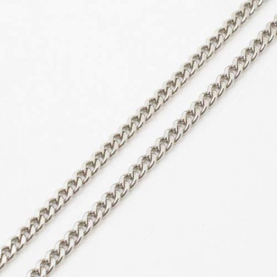 Walk Platinum 850 Kihei Necklace 50cm Cut [Jewelry Shinsaibashi] 5.7g (2-sided Kihei)