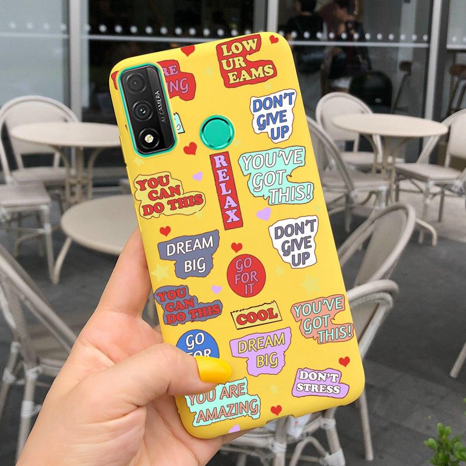 For Funda Huawei P Smart 2020 Case Coque Popular Lavender Flower Phone Case For Huawei P Smart 2020 6.21" Soft Shockproof Bumper