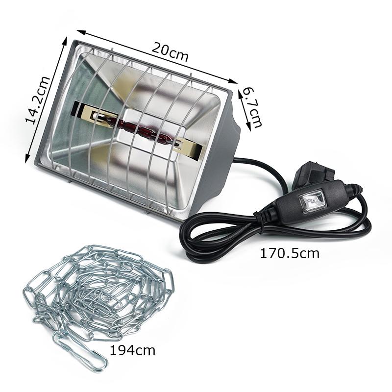 Automatic Heating Breeding Equipment Heater Catalytic Heating Lamp Poultry Chicken Pig Sheep Cattle Horse Animal Heating Plate