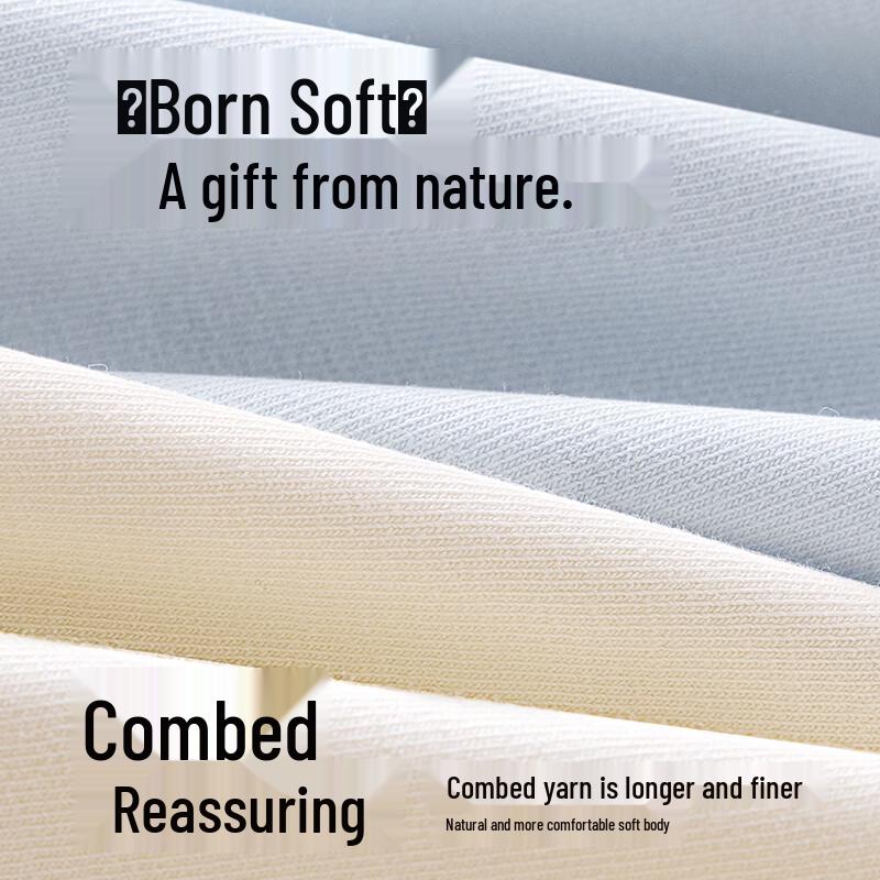 FENTENGCARE Women's 10A Antibacterial Seamless High-Waist Cotton Boxer Briefs 4-Pack