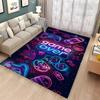 Cartoon Gamer Game Gamepad Area Rug, Carpet Rug for Living Room Kids Bedroom Sofa Kitchen Doormat Decor,Child Non-slip Floor Mat