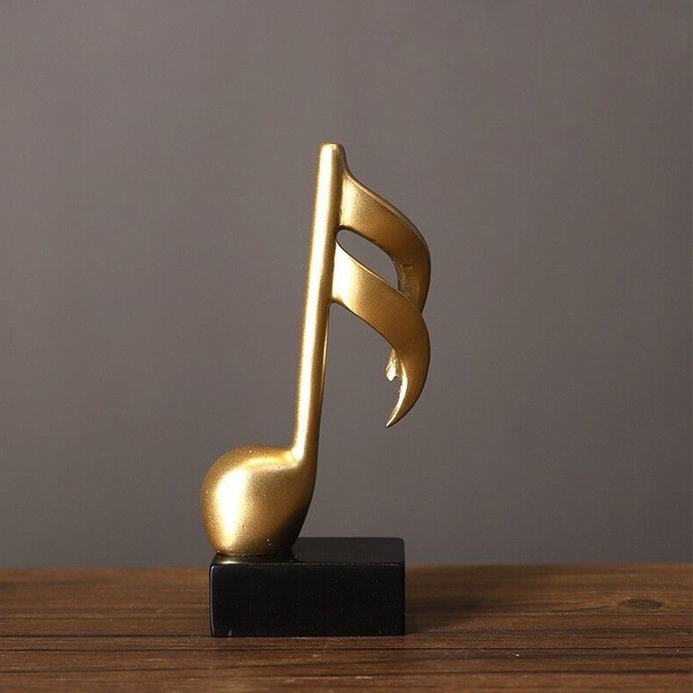 Gift Home Decor Nordic Style Photo Props Statue Music Note Ornament Figurine Music Shape Sculpture