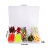 160pcs Ice Fishing Jigs Ice Fishing Lures Ice Fishing Starter Kit for Walleye Crappie Panfish