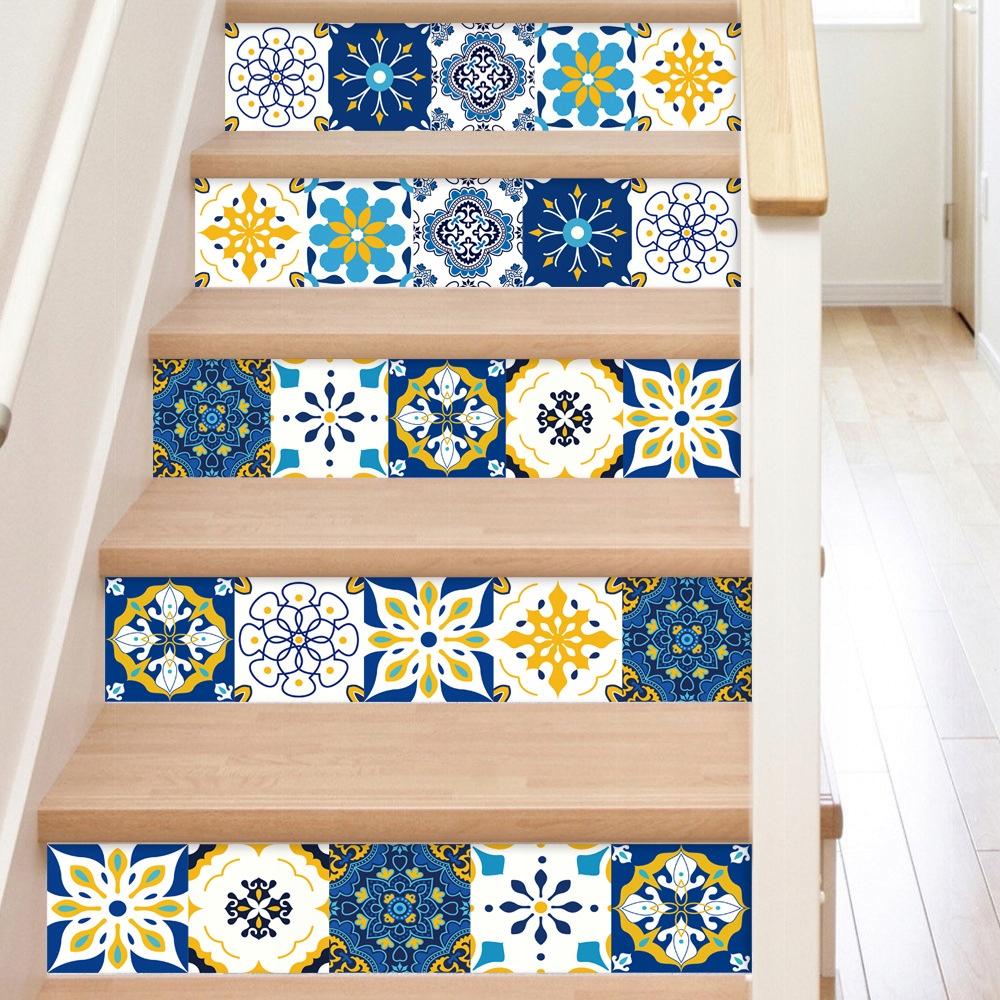 Self-adhesive PVC Patchwork Panel Tiles Set of 10 Wallpaper 20X20Cm Zm-06-029