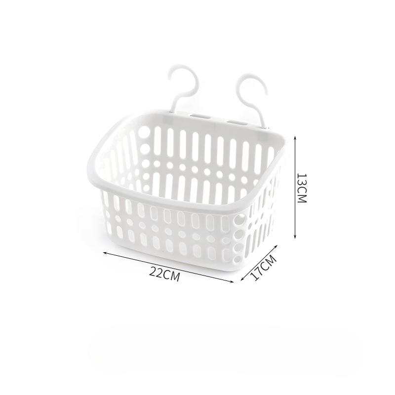 Hanging Storage Basket Bathroom Hanging Basket Bathroom Plastic Bath Basket Wall Hanging Storage Basket