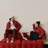 Skechers 26SS CNY Минималистичная Удобная Эстетичная Однотонная Модная Универсальная Классический Дизайн Хлопковая Куртка Унисекс Куртка Бледно-Красная L126U001-03LC