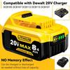 20V8400mah DCB205 ручная дрель электроинструмент 18650 литиевая батарея аккумулятор