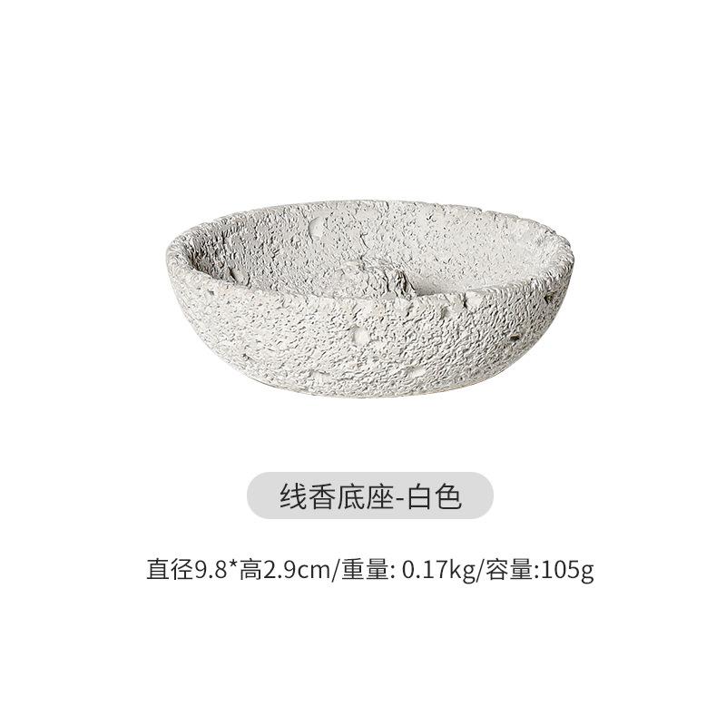 Каменный подсвечник ручной работы Подходит для смолы, палочек, конусов, древесного угля, пало санто Идеально для медитации и стильной домашней обстановки