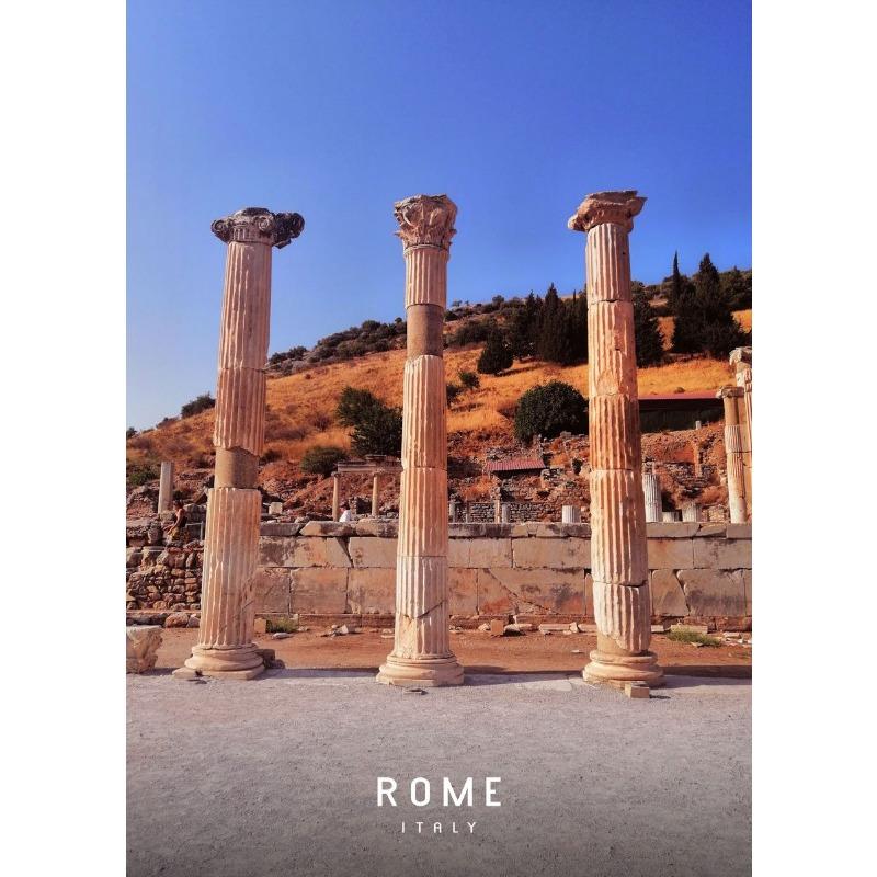 Рим Италия Ватикан Постер для путешествий Колизей Принт древней архитектуры Холст Картина Настенная картина Современный декор для офисной комнаты