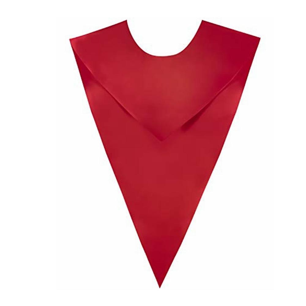 Solid Color Doctoral Stole Plain Academic Celebration Accessories Graduation Stole Adult Kids