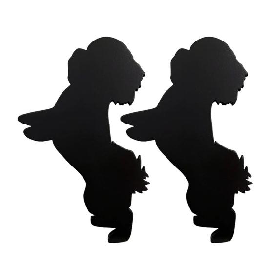 Puppy Wall Decoration Wooden Dog Silhouette Wall Decor Rustic Puppy