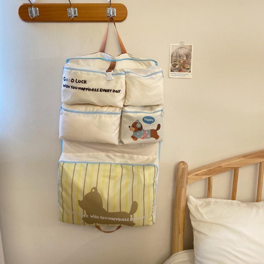 Подвесная сумка для хранения большой вместимости, мультяшная дорожная сумка, милый мешок для стирки одежды, для путешествий