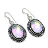 Pink Triplet Opal Gemstone 925 Sterling Silver Gift Jewelry Earring 1.69" M3n11