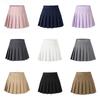 Kids Pleated Skirt Summer Solid Casual All-match School Girls Short Skirt Casual Fashion Dance Performance A-line Skirt Teens