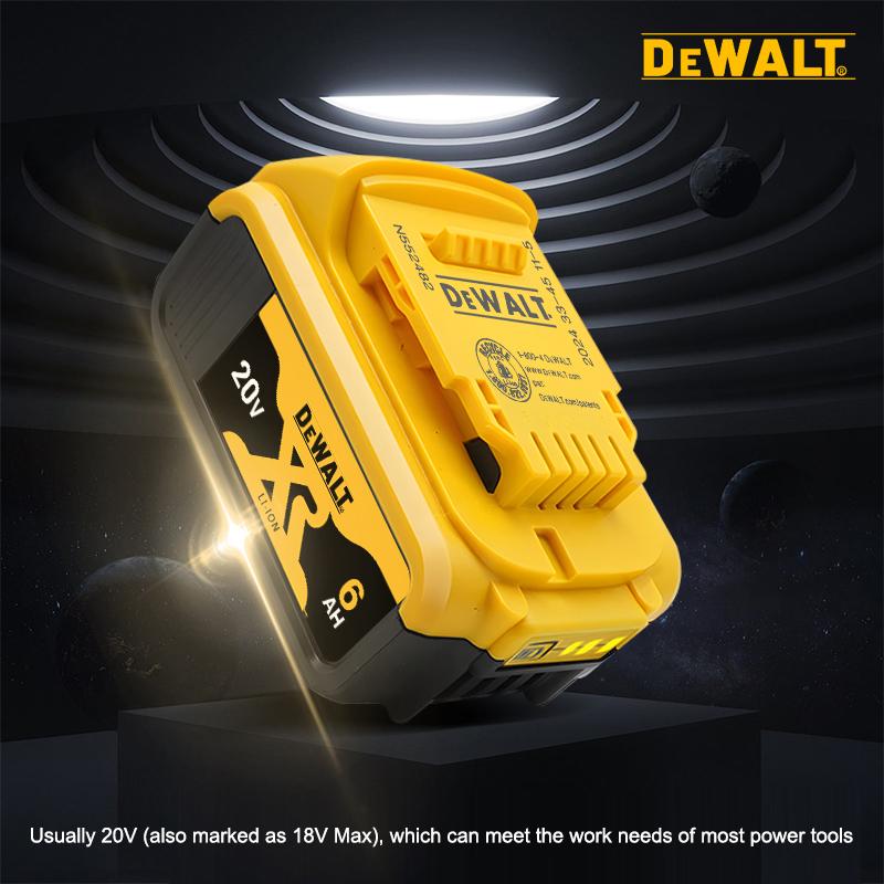 Аккумулятор MAX Flexvolt 20V Dewalt DCB606 DCB205 DCB206 DCB209 DCB182 Аккумулятор для электроинструмента 20В/60В Аккумулятор 5Ач 6Ач