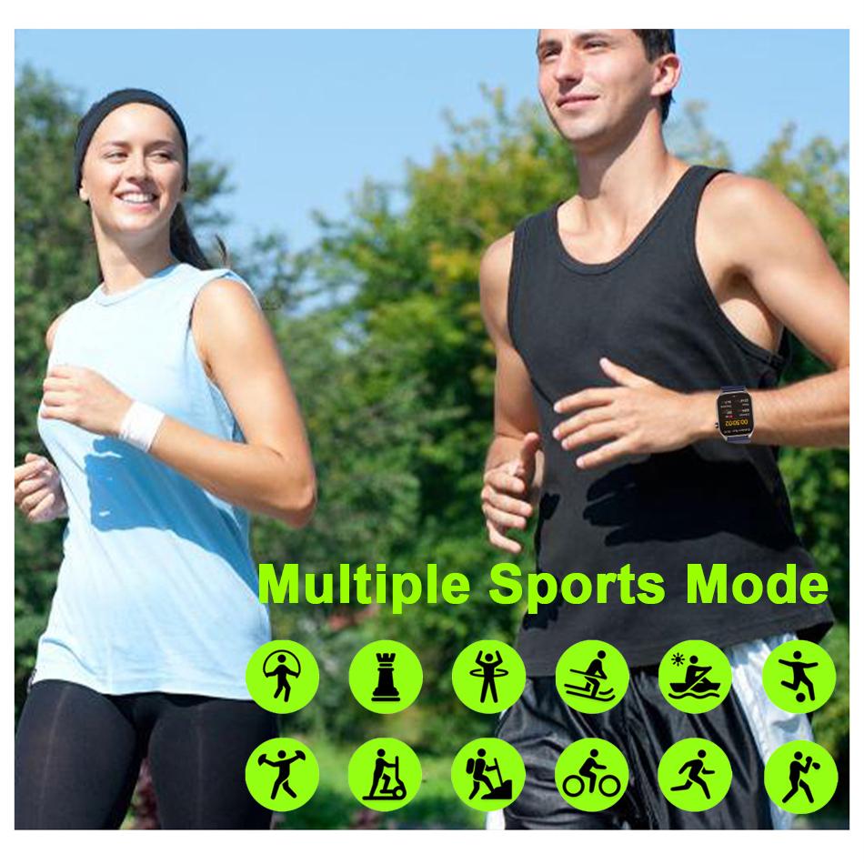 SACOSDING Smart Watch for Men Women 2.04 inch AMOLED Screen Bluetooth Call Oxygen Health Monitor SOS BP Smartwatch Sports