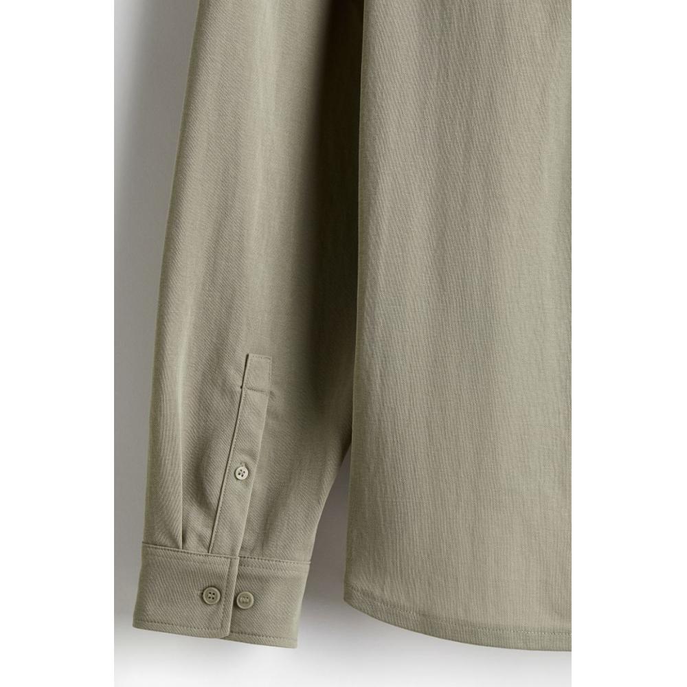 Рубашка свободного кроя HM Sage Green
