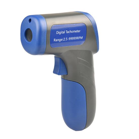 Handheld Tachometer Digital Display Non-Contact Infrared Photoelectric Type Data Hold ABS High Accurate RPM Meter Industry