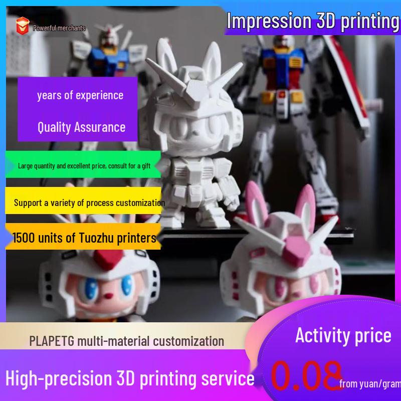 Индивидуальная 3D-печать: Детали и модели из PLA, смолы, PETG