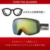 SWANS Snow Goggles SMBK Orange Mirror x Gray Glasses Compatible Skiing Snowboarding Free Size 200-MDHS