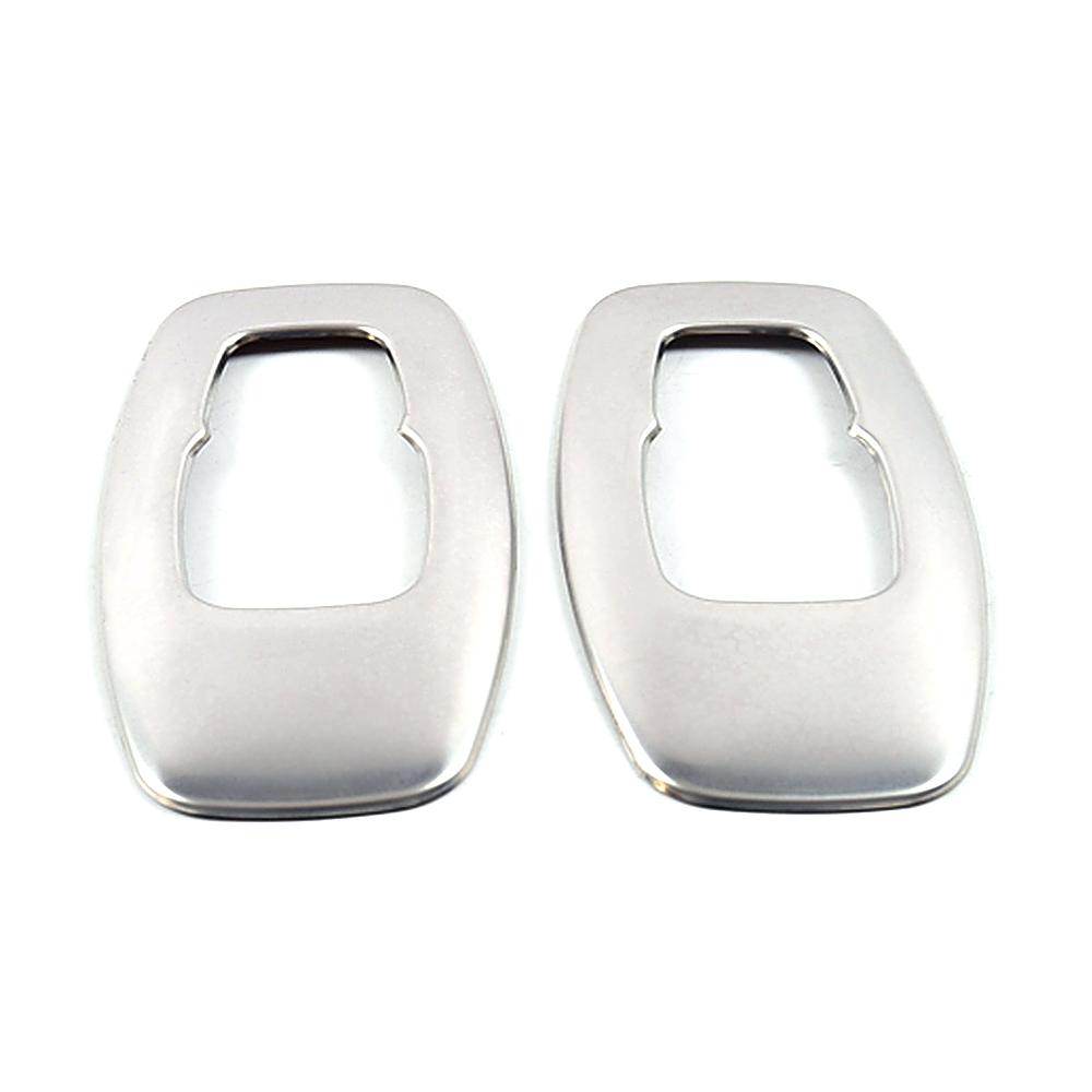 For Renault Koleos 2017- Rear Reading Light Lamp Cover Protectors Trim Stainless Steel Interior Sticker For Samsung