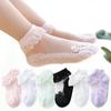 3Pairs Baby Cotton Socks Lace Socks Princess Breathable Socks Summer Soft Ruffled Socks